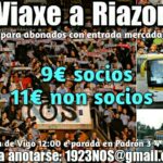 Viaxe a Riazor tempada 2017-2018